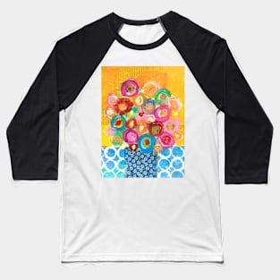 Summer Florals in vase Baseball T-Shirt